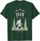 Zion National Park Shirt Vintage Bigfoot Utah Gift T-Shirt - T-Shirt | Forest