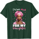 Breast Cancer Black Women, I Wear Pink For My Daughter T-Shirt - T-Shirt | Forest