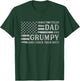 I Have Two Titles Dad & Grumpy Grey USA Flag Father Grandpa T-Shirt - T-Shirt | Forest