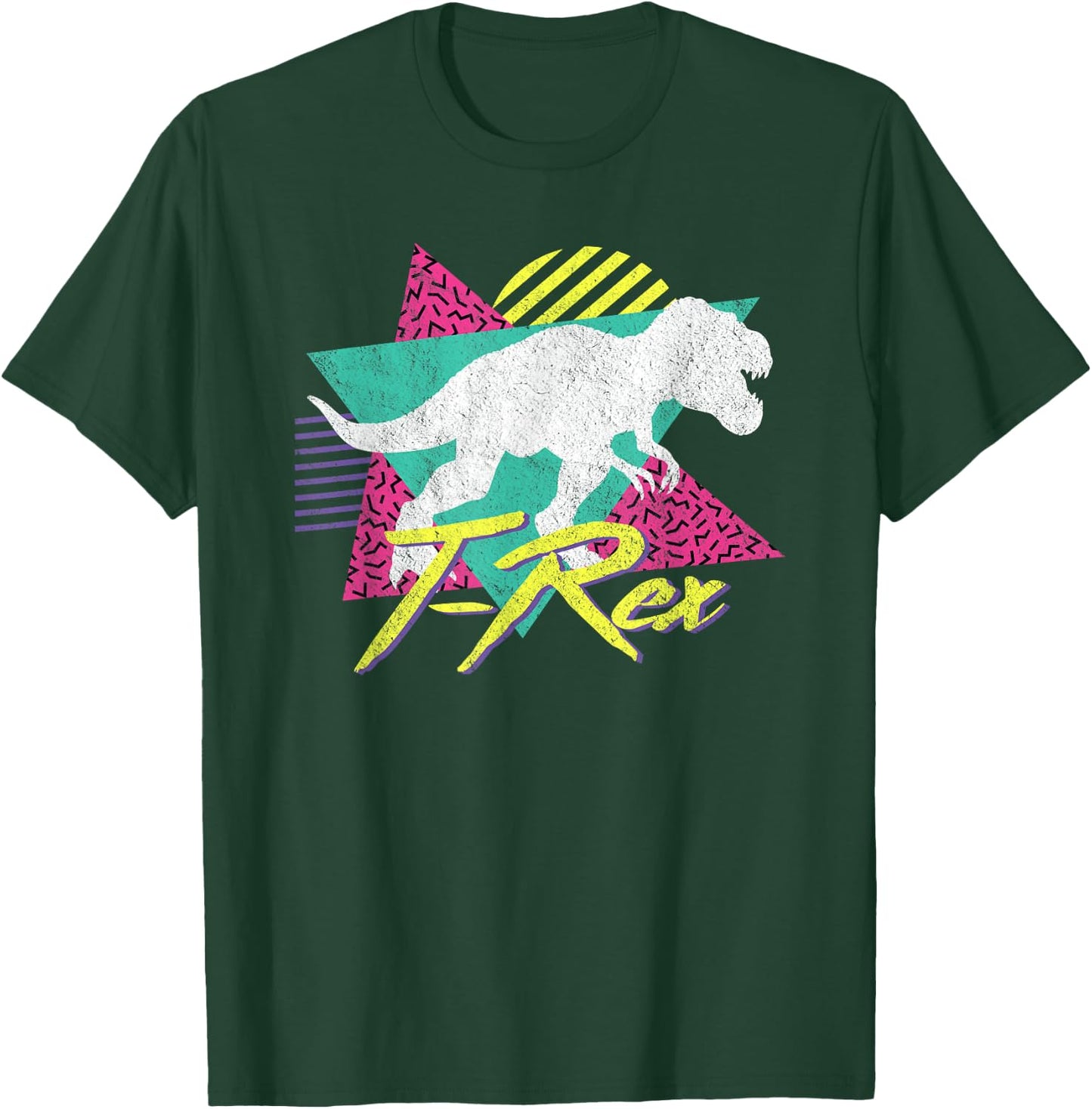 Vintage Retro 80s Or 90s T-Rex Dinosaur T-Shirt - T-Shirt | Forest