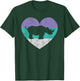 Rhino Shirt & Girls | Cute Retro Rhinoceros Gift T-Shirt - T-Shirt | Forest