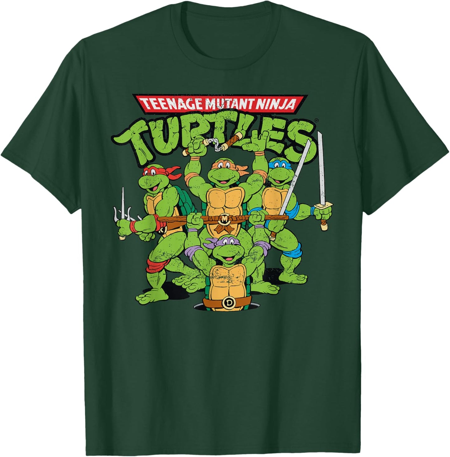 Teenage Mutant Ninja Turtles - Classic T-Shirt - T-Shirt | Forest