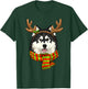 Alaskan Malamute Reindeer Christmas Shirt Xmas Pet Dog Lover T-Shirt - T-Shirt | Forest