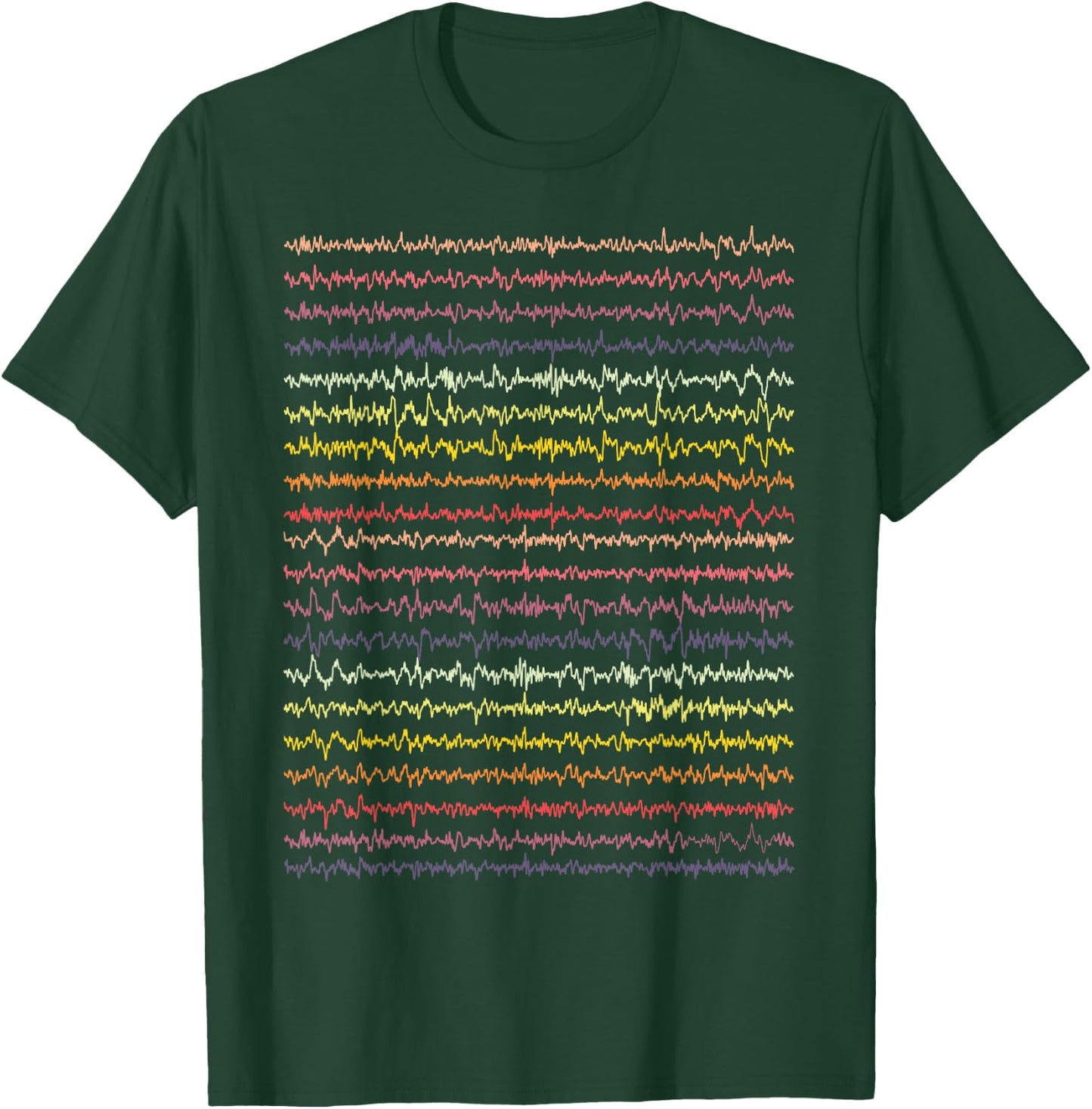 Brain Waves T-Shirt - T-Shirt | Forest