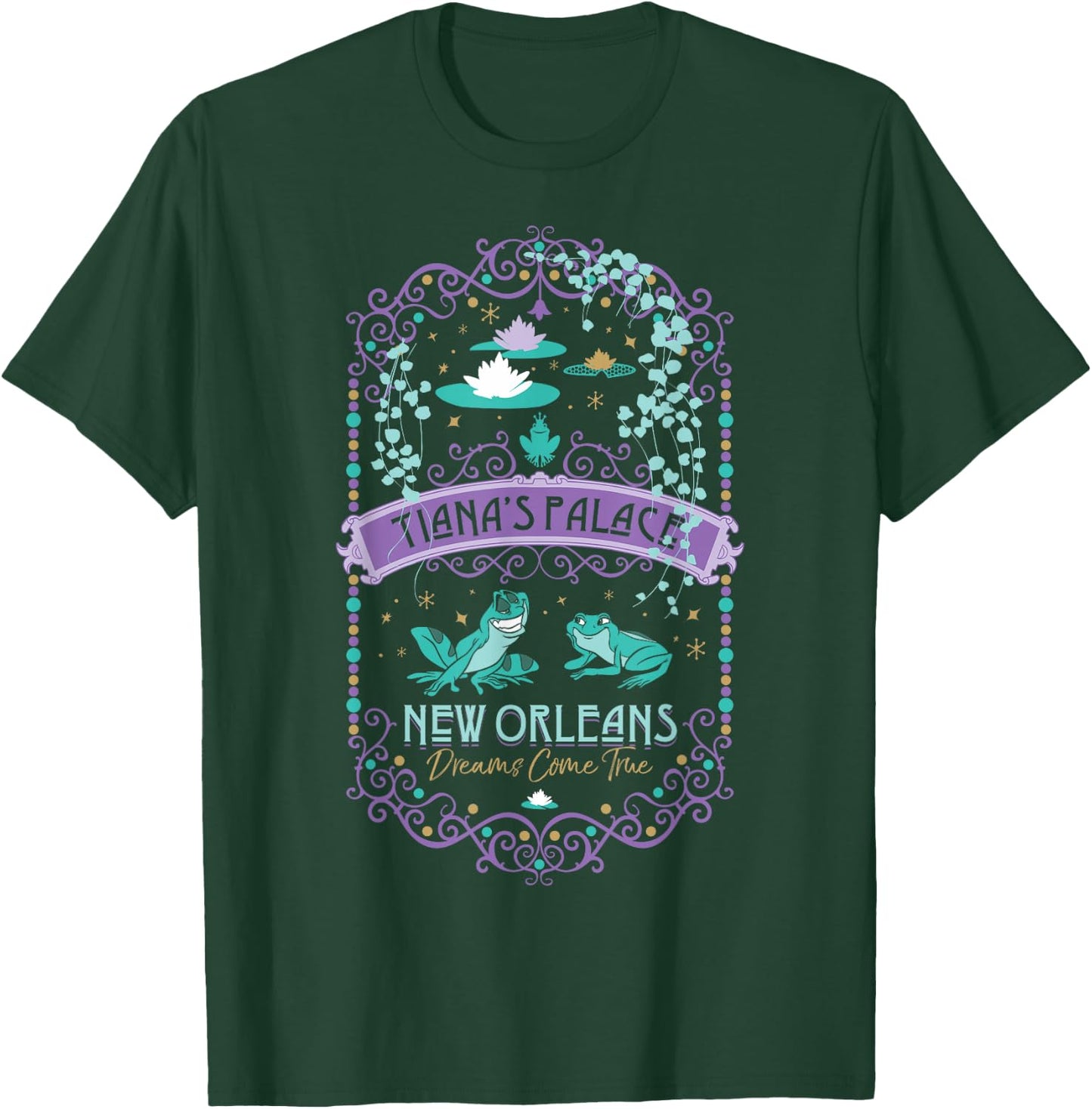 Disney Princess and The Frog Tiana's Place New Orleans Small T-Shirt - T-Shirt | Forest