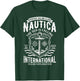 Nautica International Vintage Sailing Club Anchor Emblem T-Shirt - T-Shirt | Forest