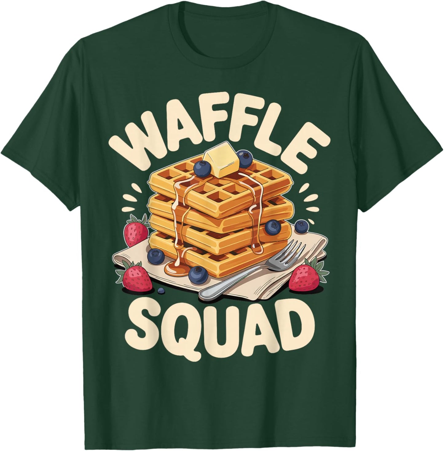 Waffle Squad T-Shirt - T-Shirt | Forest