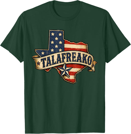 I'm A Talafreako James Talarico 2026 for US Senate Texas Map T-Shirt - T-Shirt | Forest