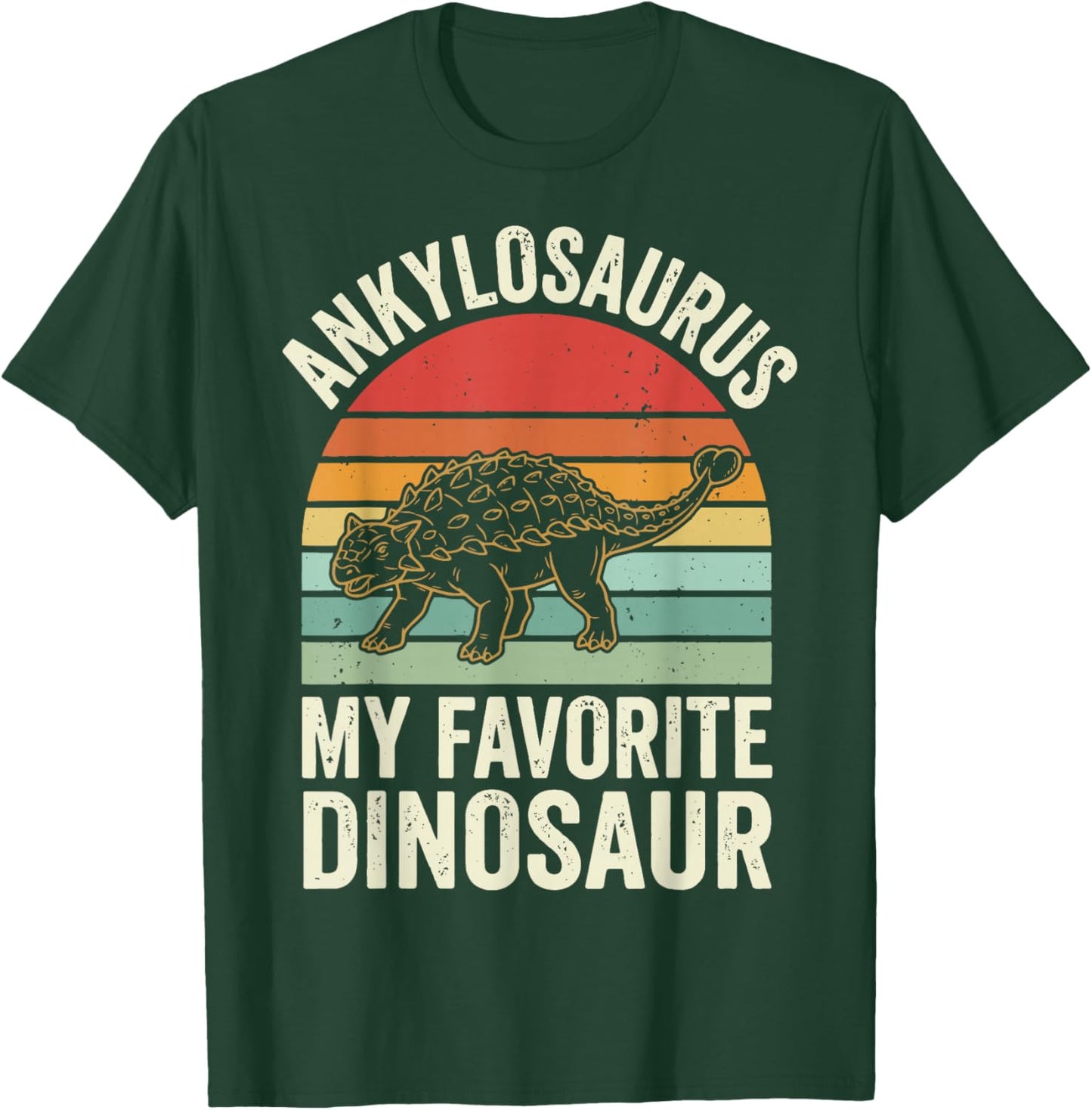 Ankylosaurus My Favorite Dinosaur T-Shirt - T-Shirt | Forest