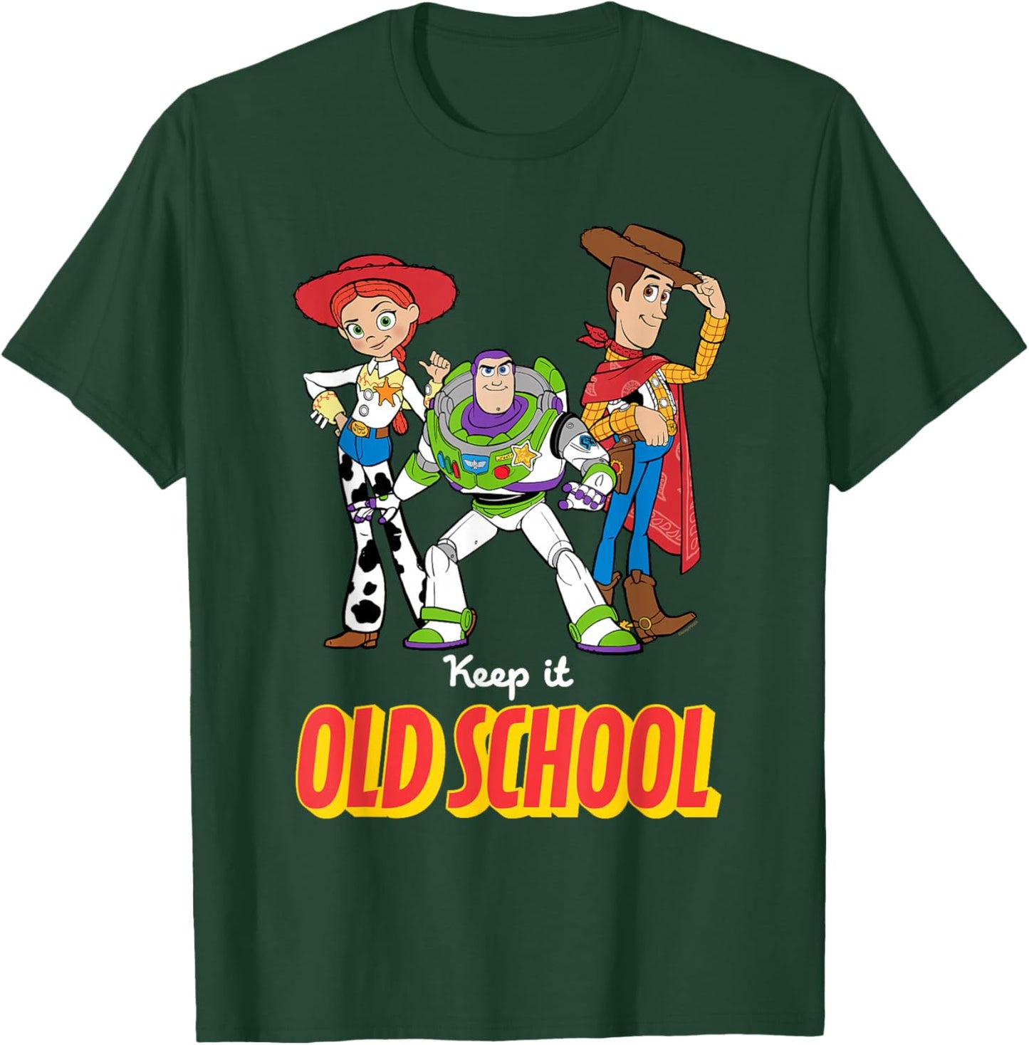 Disney and Pixar's Toy Story 5 Hero Trio Keep it Old School T-Shirt - T-Shirt | Forest