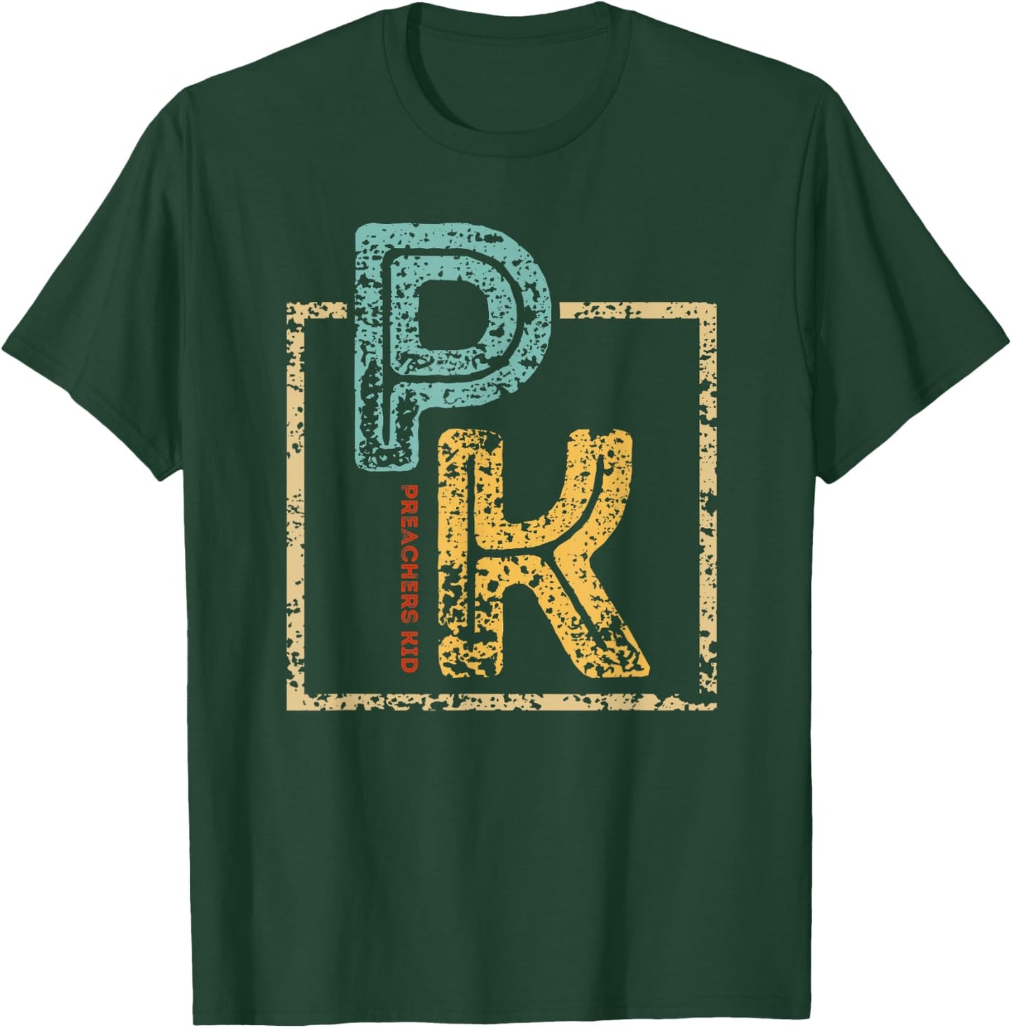 Preachers Kid Distressed Shirt for Pastors Children T-Shirt - T-Shirt | Forest