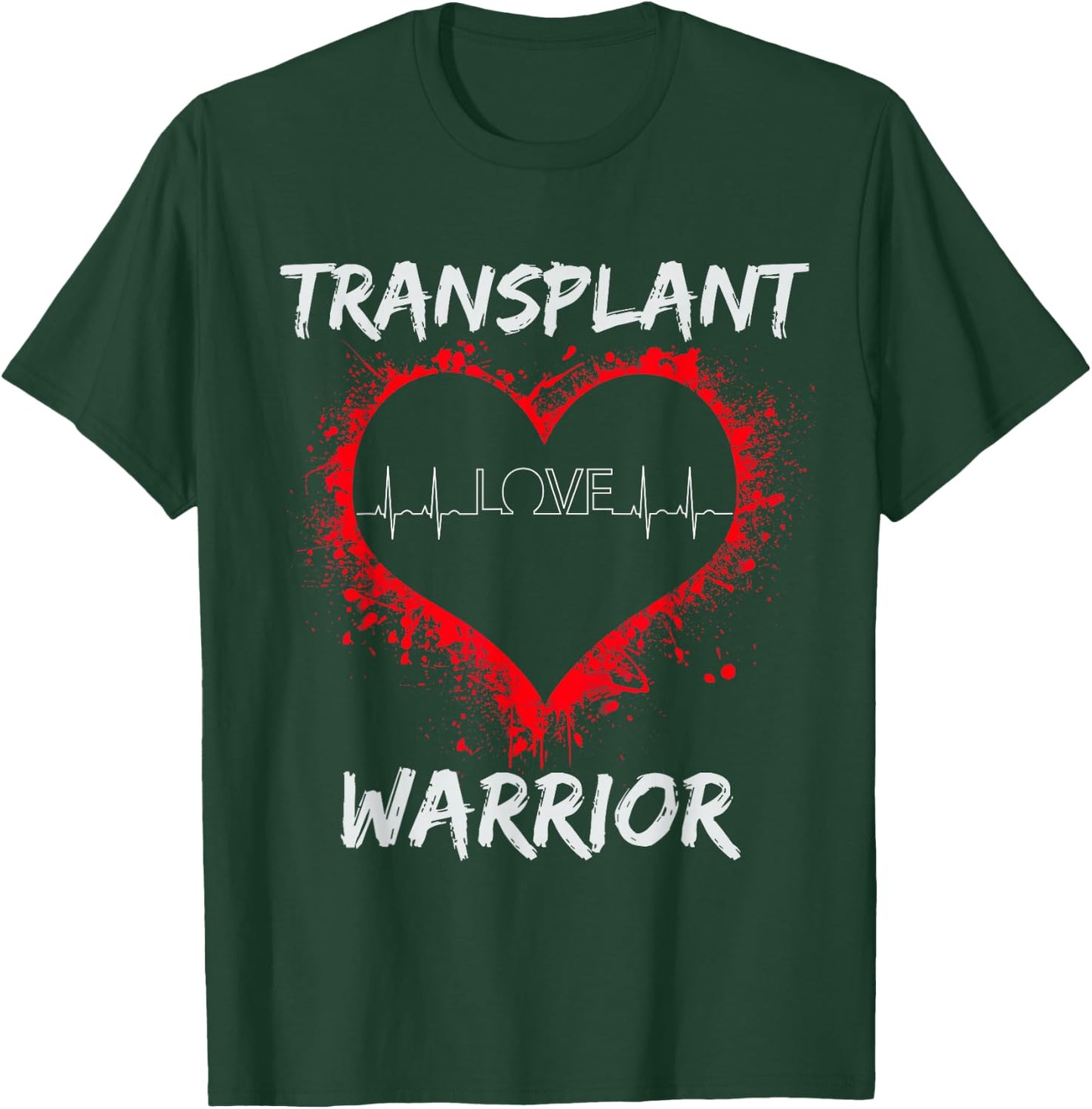 Heart Transplant - Transplant Warrior kids women men T-Shirt - T-Shirt | Forest