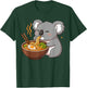 Koala Eating Ramen Noodles T-Shirt - T-Shirt | Forest