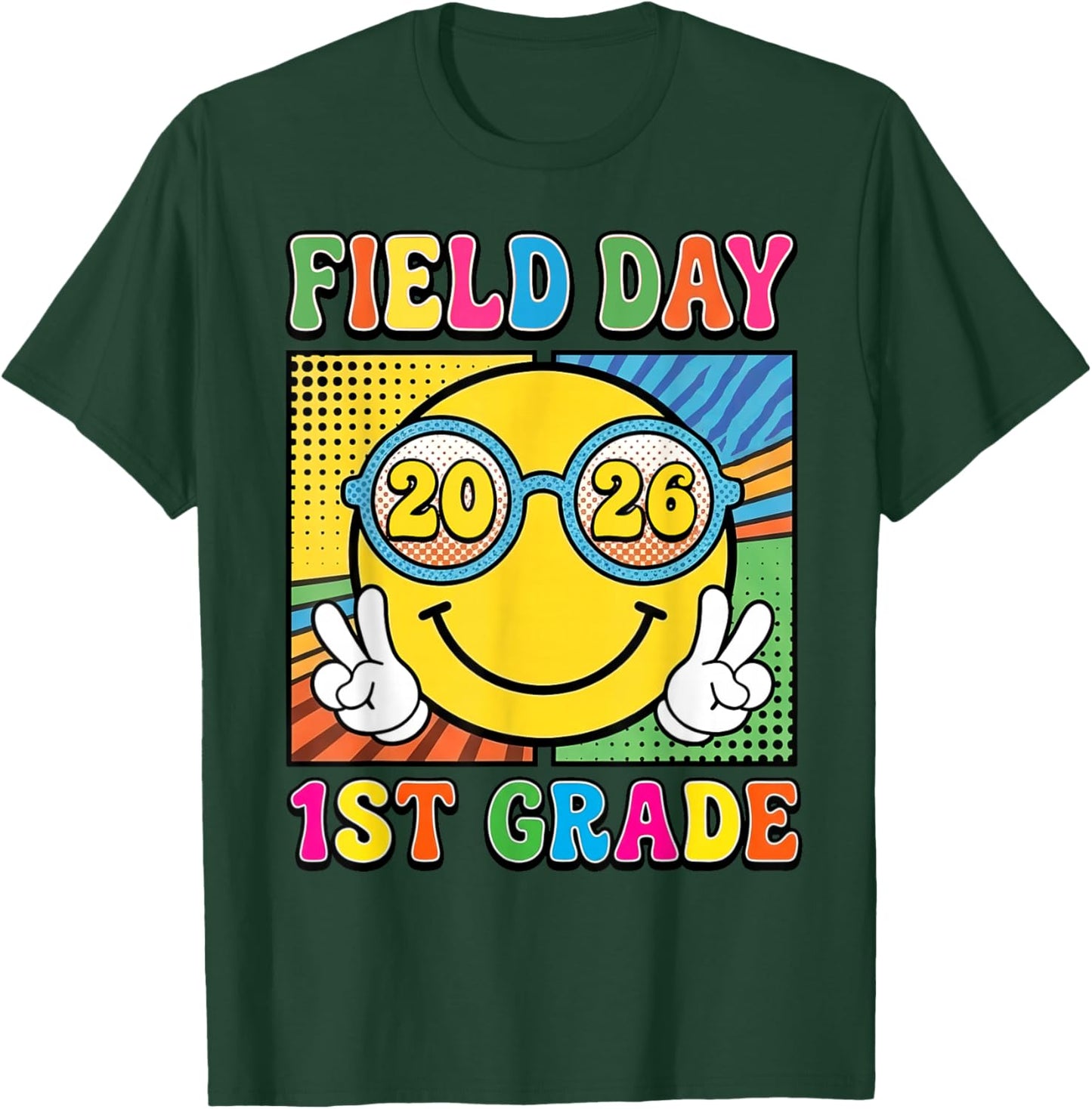 1st Grade Teacher Student First Grade Team T-Shirt - T-Shirt | Forest