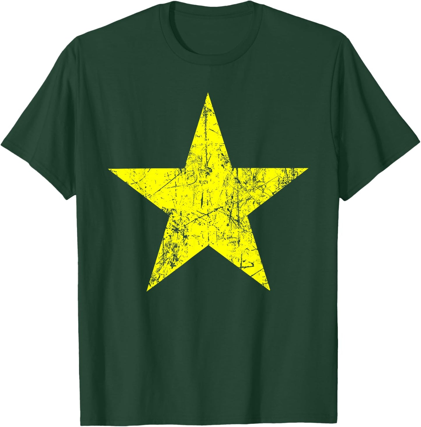 Vietnamese Flag Vintage Star Vietnam Country Gifts T-Shirt - T-Shirt | Forest