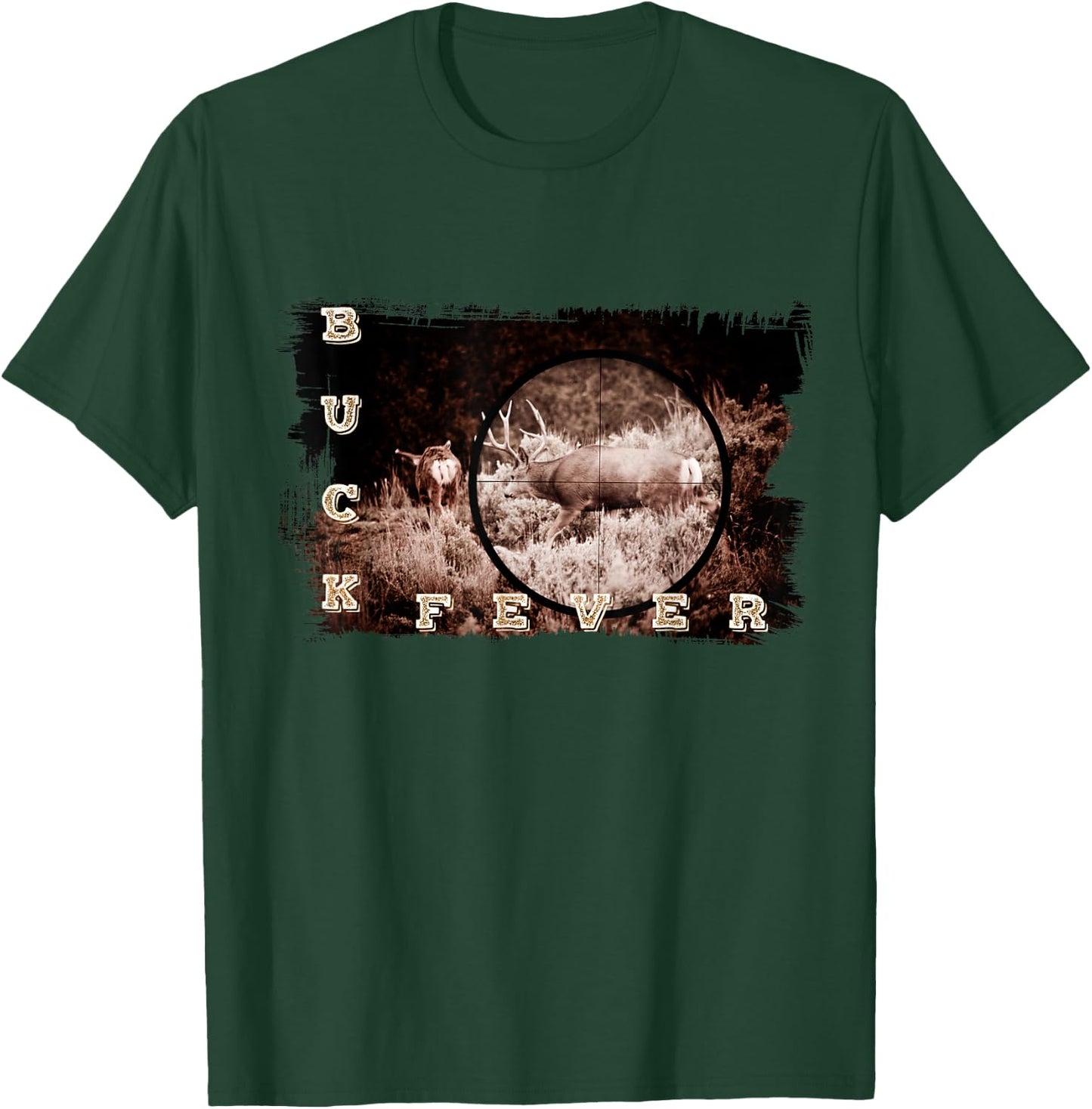 Buck Fever Rifle Hunters Mule Deer - Hunt Fever T-Shirt - T-Shirt | Forest