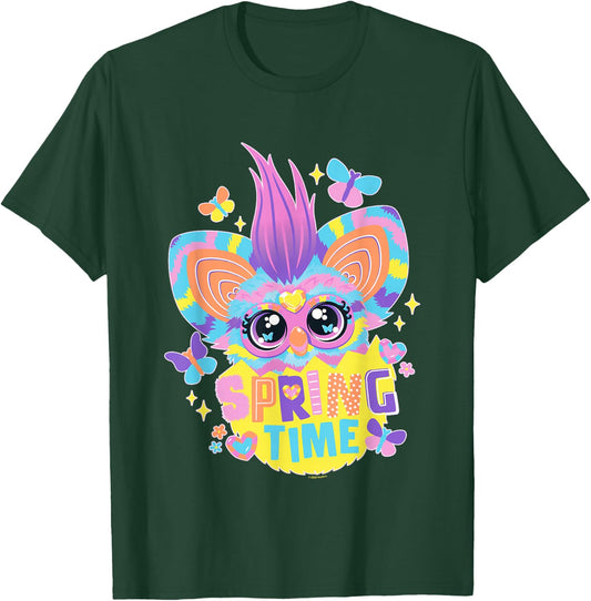 Furby Easter Spring Time Cute Furby Hatching From Egg T-Shirt - T-Shirt | Forest
