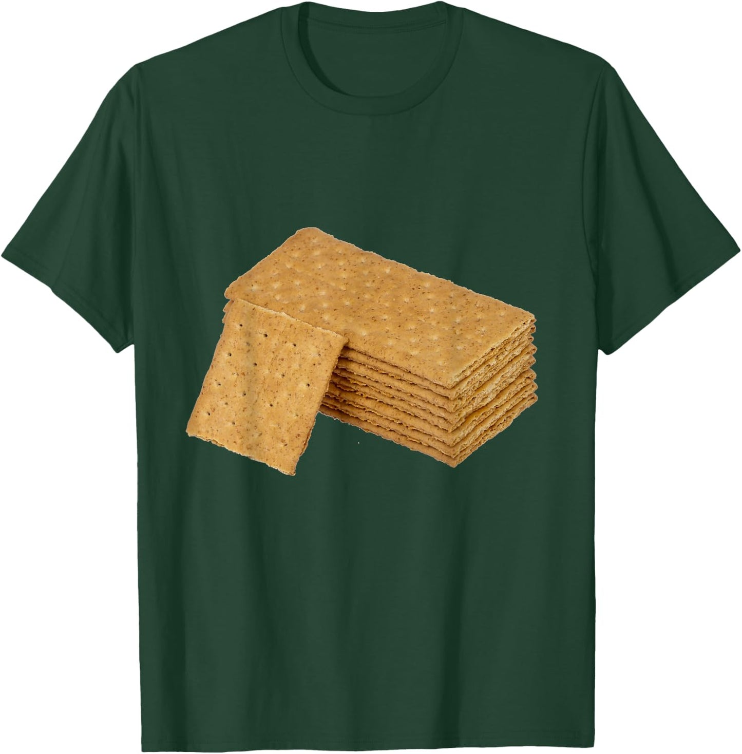 Smores Ingredients and Camping Essentials Graham Cracker T-Shirt - T-Shirt | Forest
