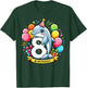 Dolphin 8th birthday boy girl 8 years old eight Dolphin T-Shirt - T-Shirt | Forest