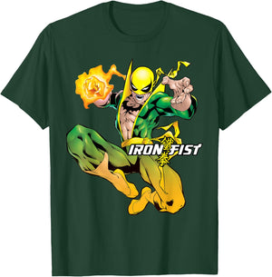 Marvel Iron Fist Power Graphic T-Shirt - T-Shirt | Forest