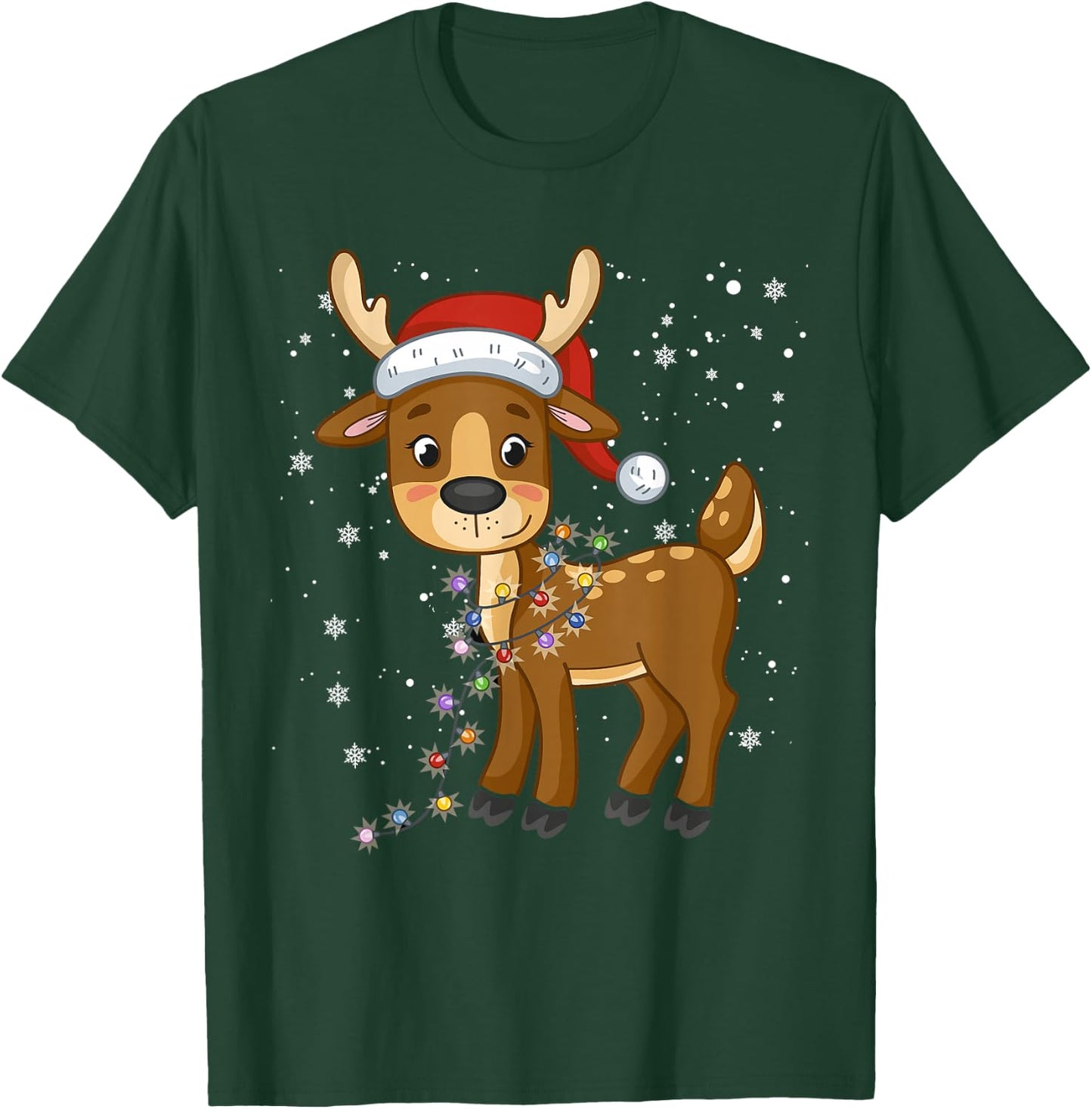 Rudolph The Red Nose Reindeer For Kids And Christmas Fan T-Shirt - T-Shirt | Forest