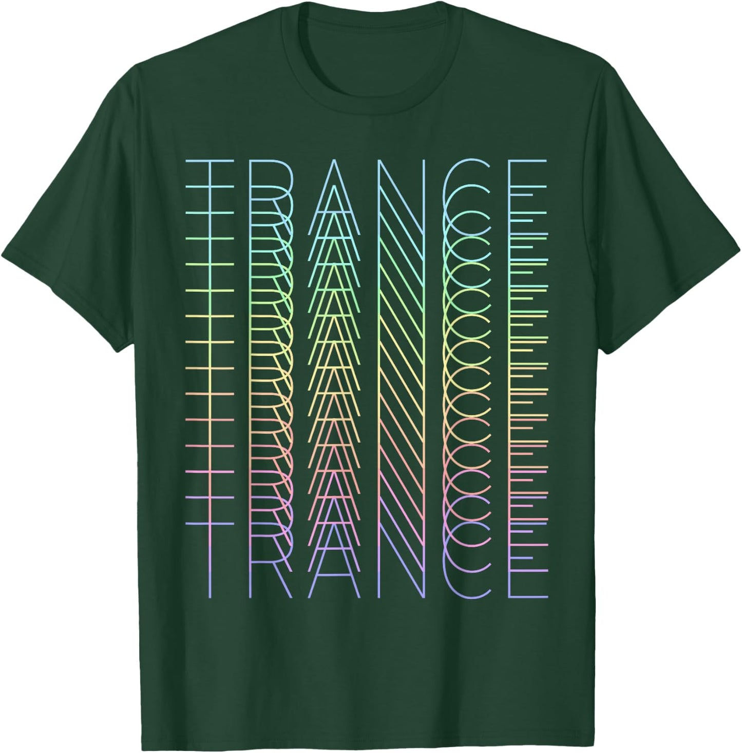 BIGUP EDM Psy Tekk Techno Rave Designs Trance Techno Music DJ Rave Party Techno Festival T-Shirt - T-Shirt | Forest
