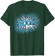 Comic Boom Bang Pow Kaboom Explosion Speech Bubble Vintage T-Shirt - T-Shirt | Forest