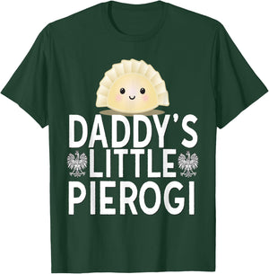 Daddys Little Pierogi Shirt Kids Dyngus Polish Dad Poland T-Shirt - T-Shirt | Forest