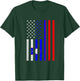 Slovenia America USA Slovenian Flag Slovenian Roots T-Shirt - T-Shirt | Forest