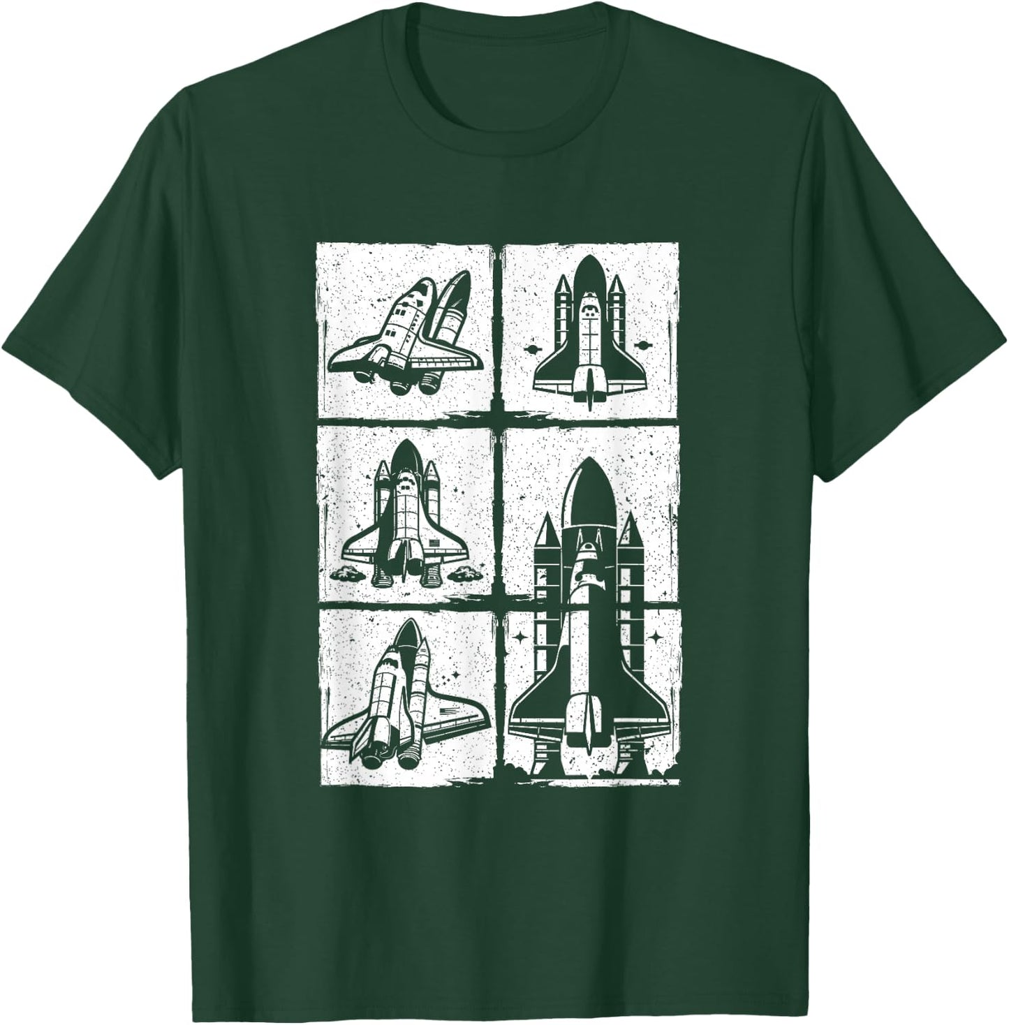 Vintage Retro Space Shuttle T-Shirt - T-Shirt | Forest