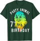 Star Wars Chewie Party Animal 7th Birthday Color Portrait T-Shirt - T-Shirt | Forest