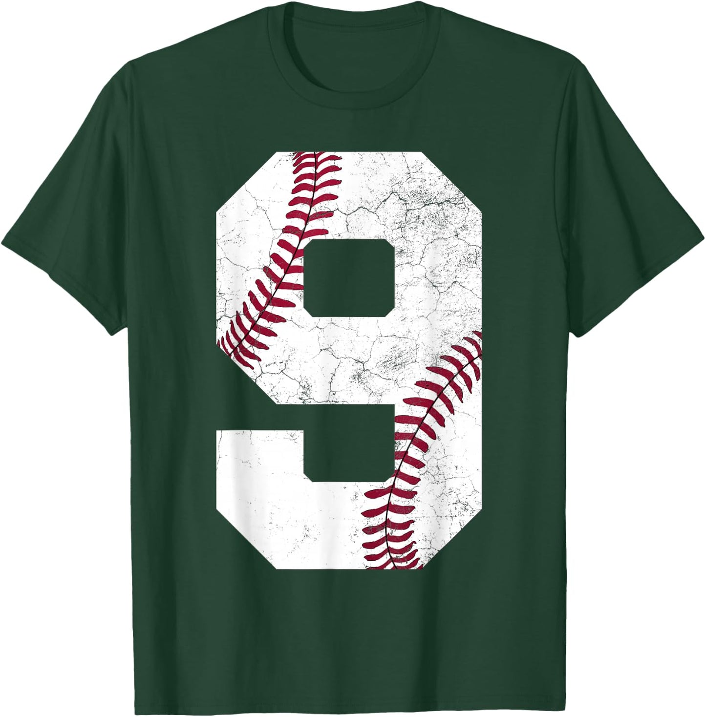 9th Birthday 2016 Baseball Boys Kids Nine 9 Ninth Gift T-Shirt - T-Shirt | Forest