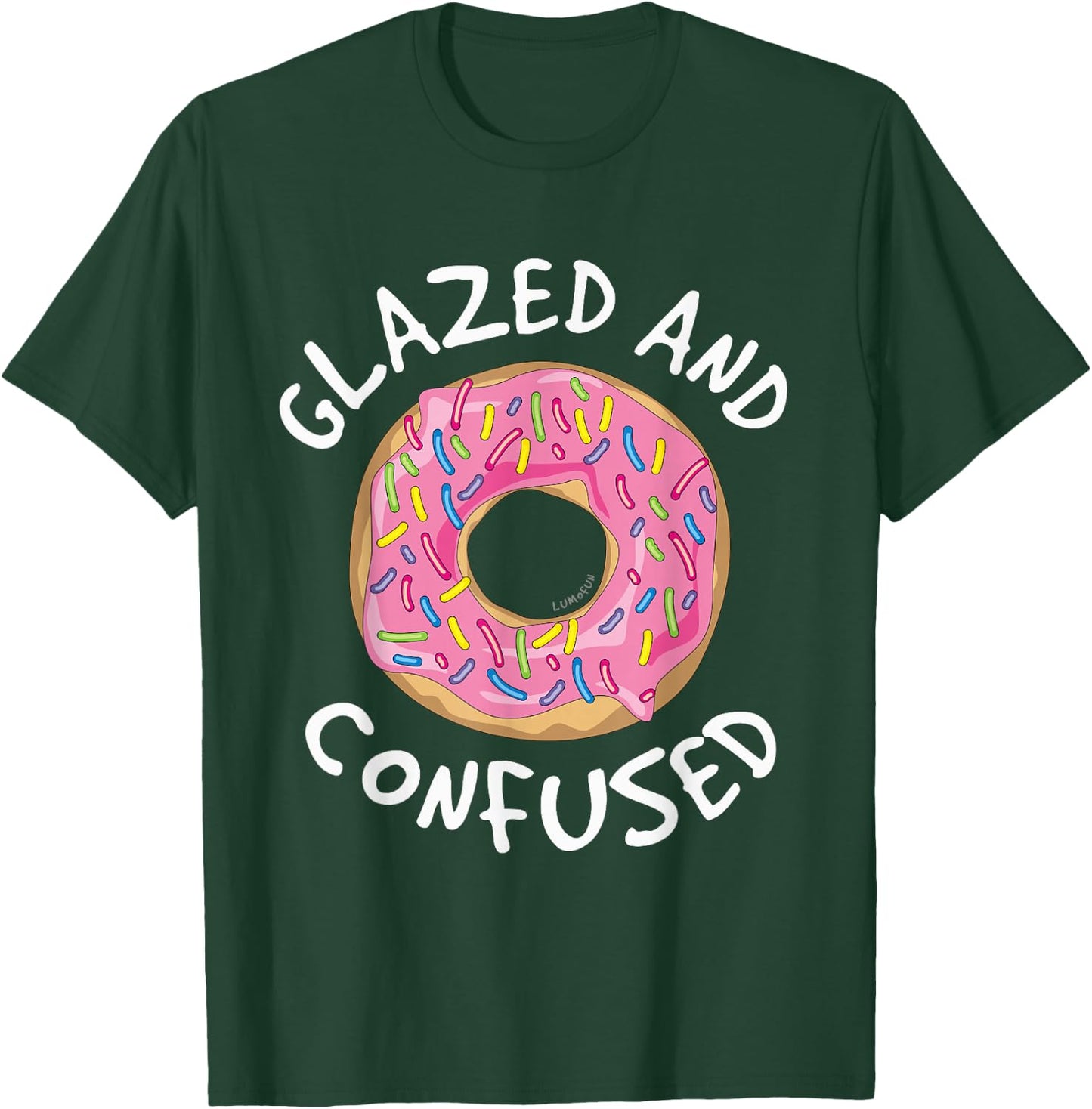 Donut Glazed and Confused Shirt - Funny Donut T-Shirt - T-Shirt | Forest