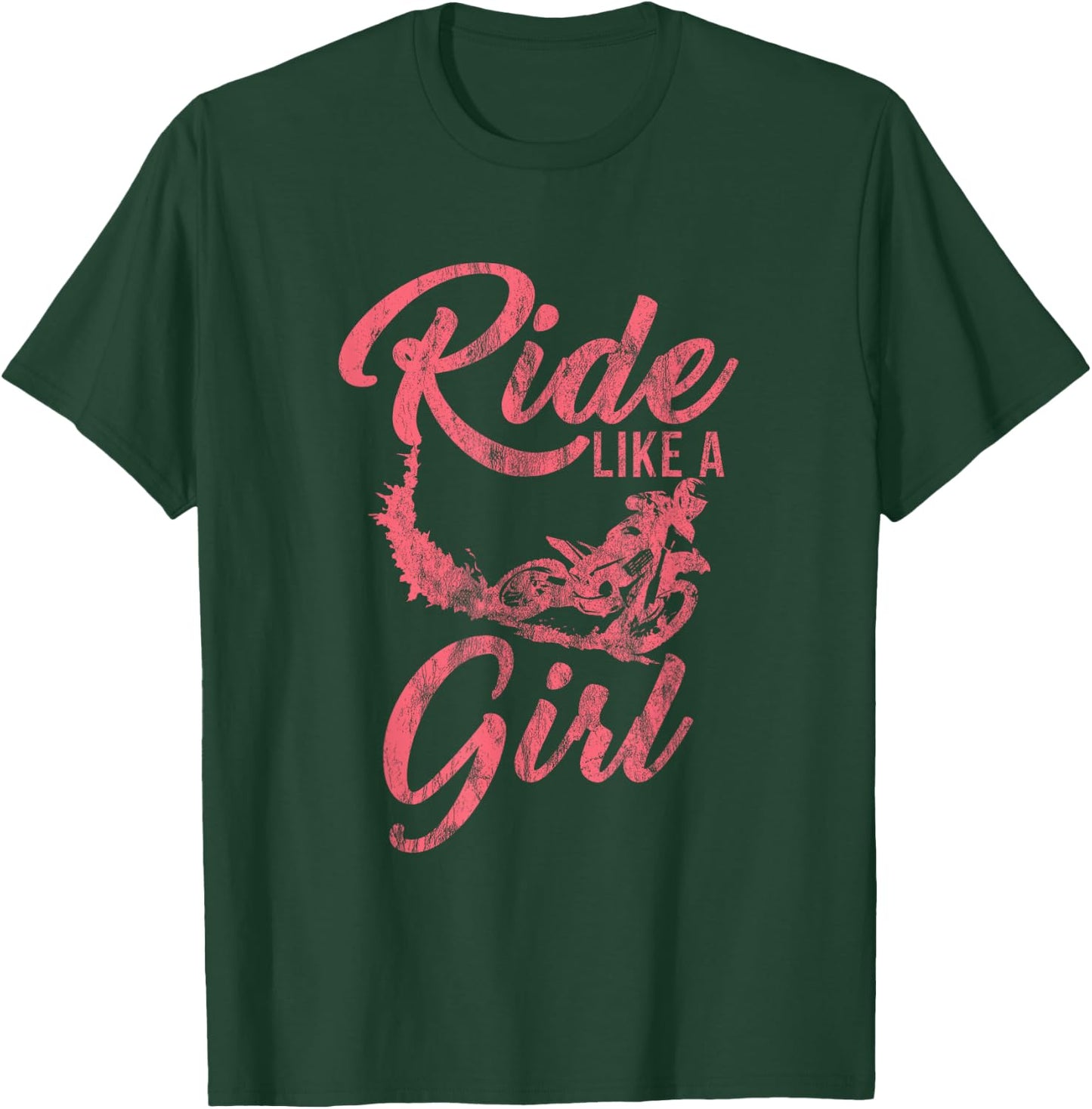 Motorcyclist Motorcycle Motorcycles Bike Biker Extreme Sports T-Shirt - T-Shirt | Forest