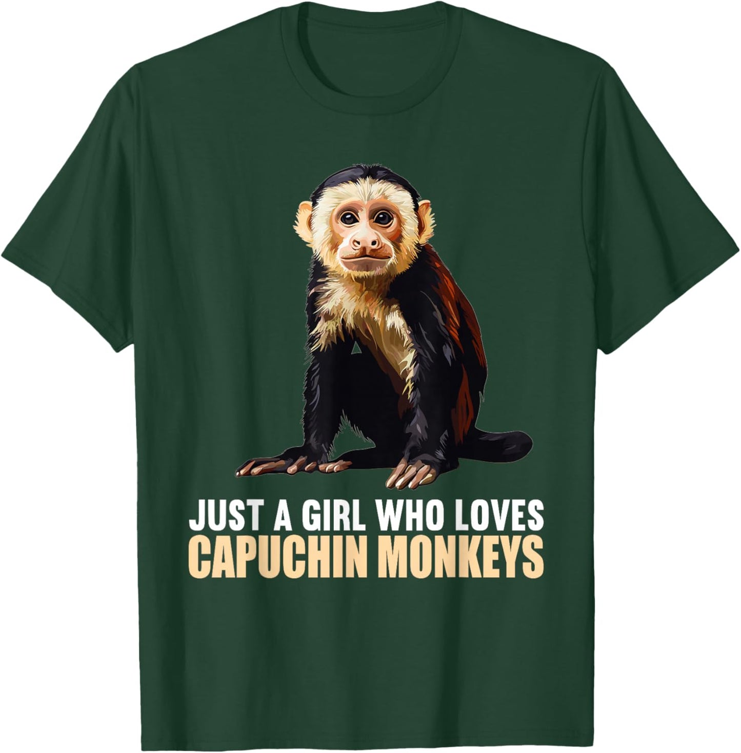 Capuchin Monkeys Capuchin Monkey T-Shirt - T-Shirt | Forest