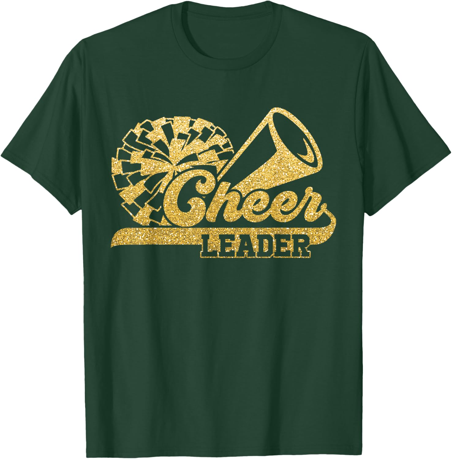 Cheer Leader Era Youth Cheerleader Cheerleading T-Shirt - T-Shirt | Forest