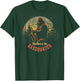 Yeti Bigfoot Playing Saxophone Sax-Squatch Back of T-Shirt - T-Shirt | Forest