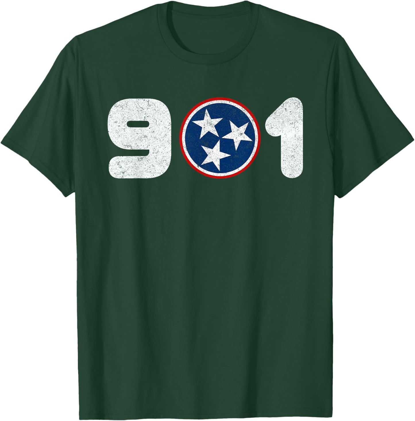 901 Tennessee Flag T-Shirt - T-Shirt | Forest