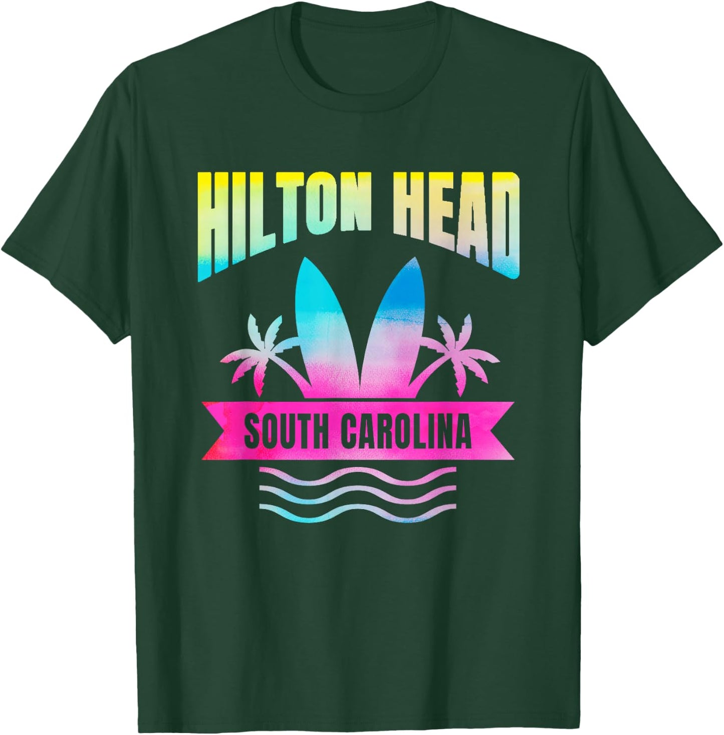 Hilton Head Island Vacation South Carolina T-Shirt - T-Shirt | Forest