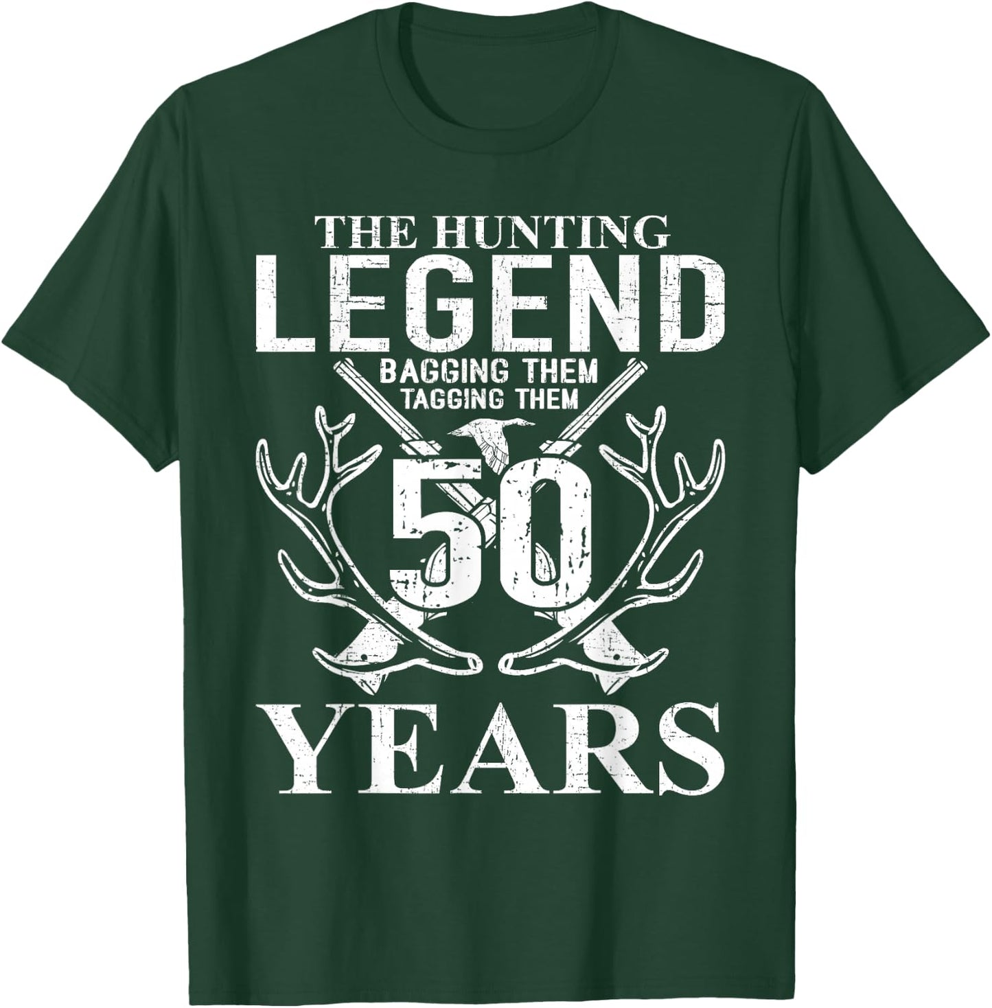 The Hunting Legend 50 years Hunters 50th birthday T-Shirt - T-Shirt | Forest