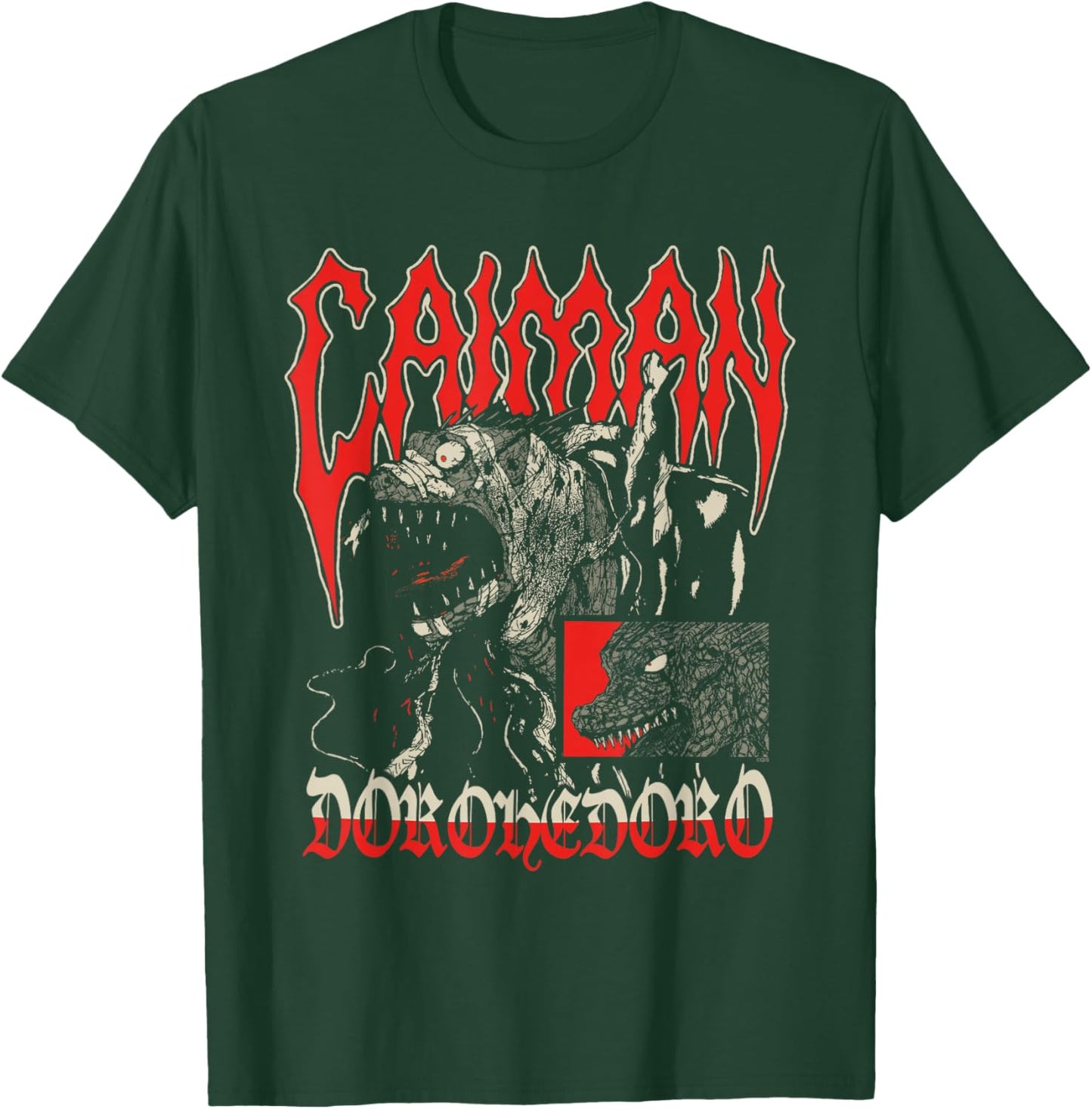 Caiman Scream Poses Anime Manga T-Shirt - T-Shirt | Forest