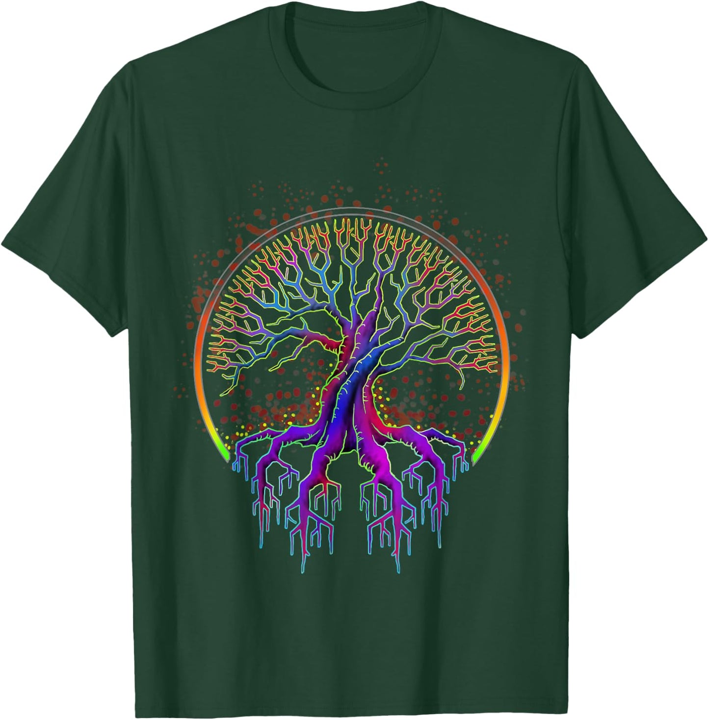 Trippy Tree of Life Gift The Tree of Life T-Shirt - T-Shirt | Forest