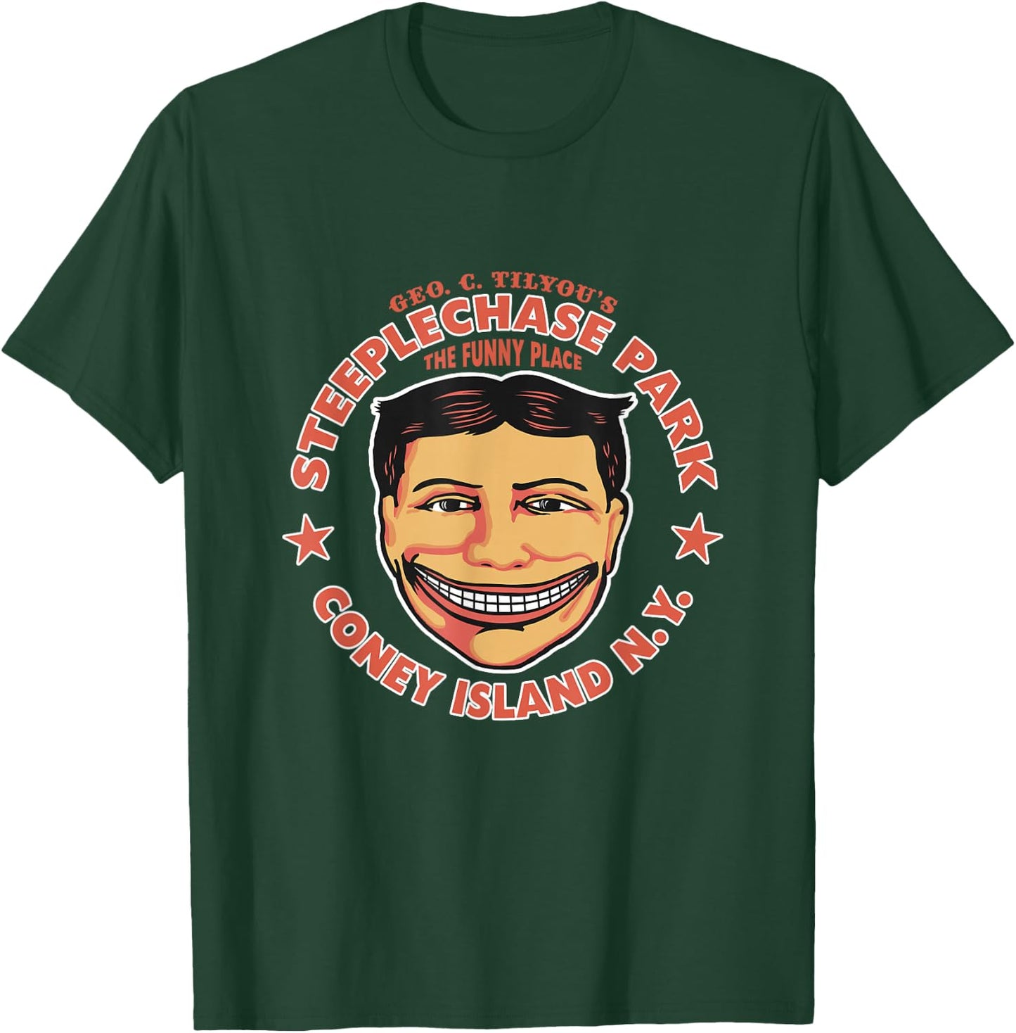 Steeplechase Park Coney Island Amusement Park T-Shirt - T-Shirt | Forest