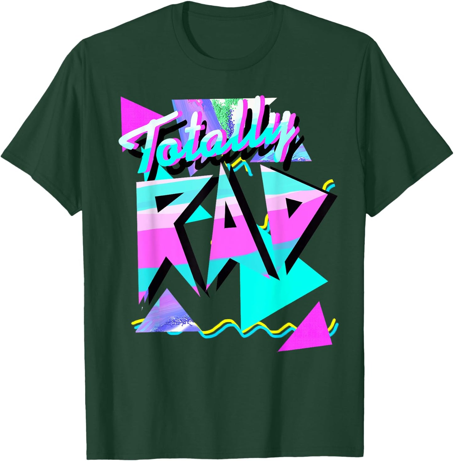 1980's-Style Totally Rad 80s Casual Hipster v.10.1 T-Shirt - T-Shirt | Forest
