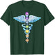Kundalini Snake Chakras Healing Energy Rising, Meditation T-Shirt - T-Shirt | Forest