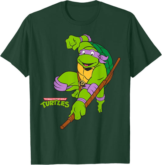 Teenage Mutant Ninja Turtles Donatello Action T-Shirt - T-Shirt | Forest