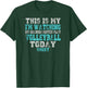 This Is My I'm Watching Granddaughter Play Volleyball Shirt T-Shirt - T-Shirt | Forest
