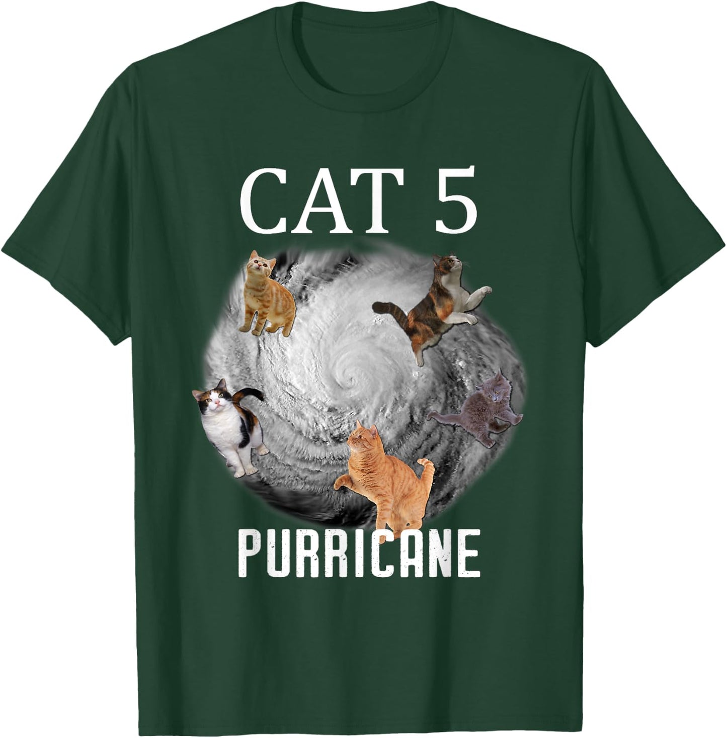 Hurricane Cat Funny Purricane Hurricane Women's T-Shirt - T-Shirt | Forest