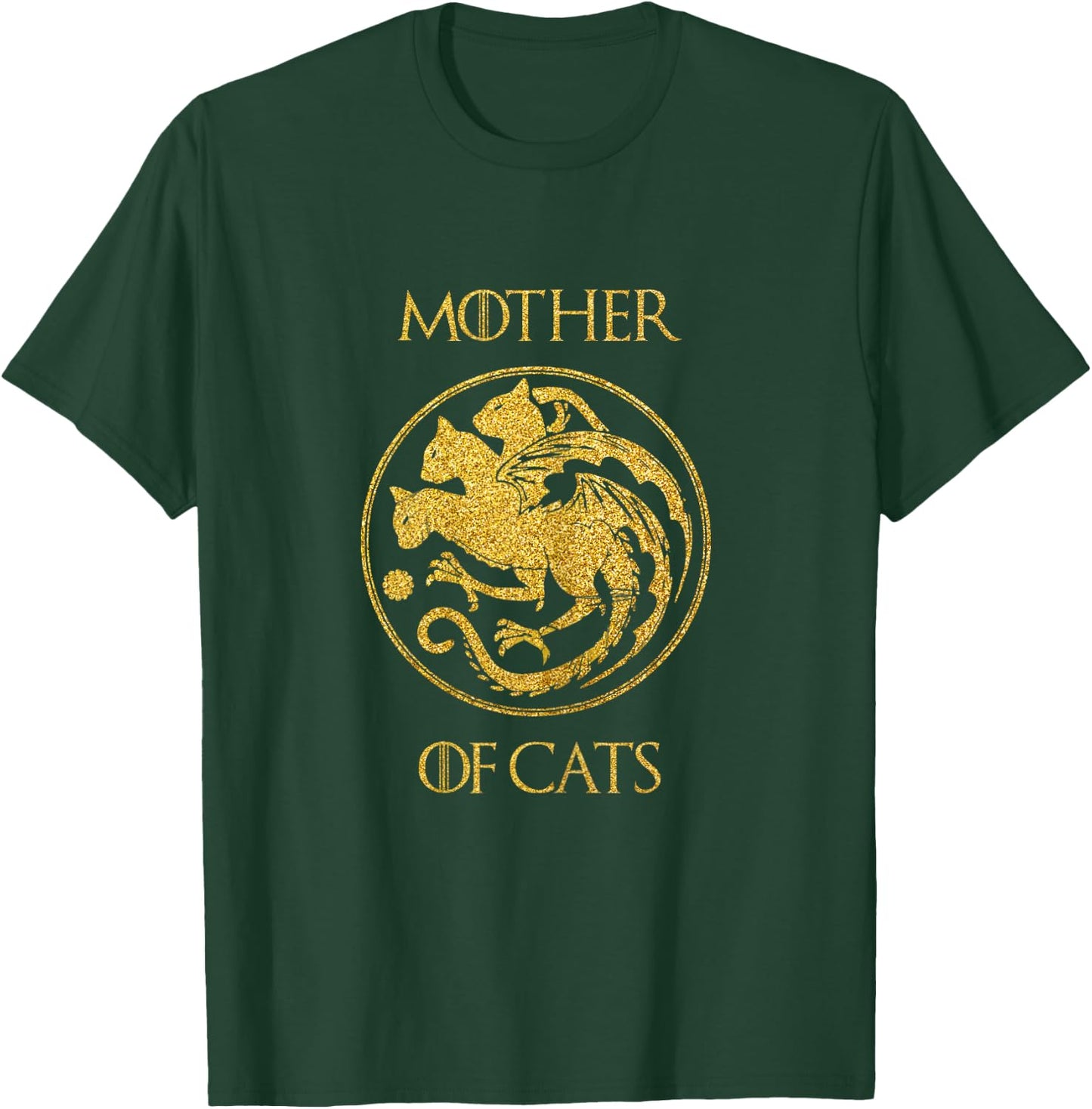 Mother of Cats Cat Mom T-Shirt - T-Shirt | Forest