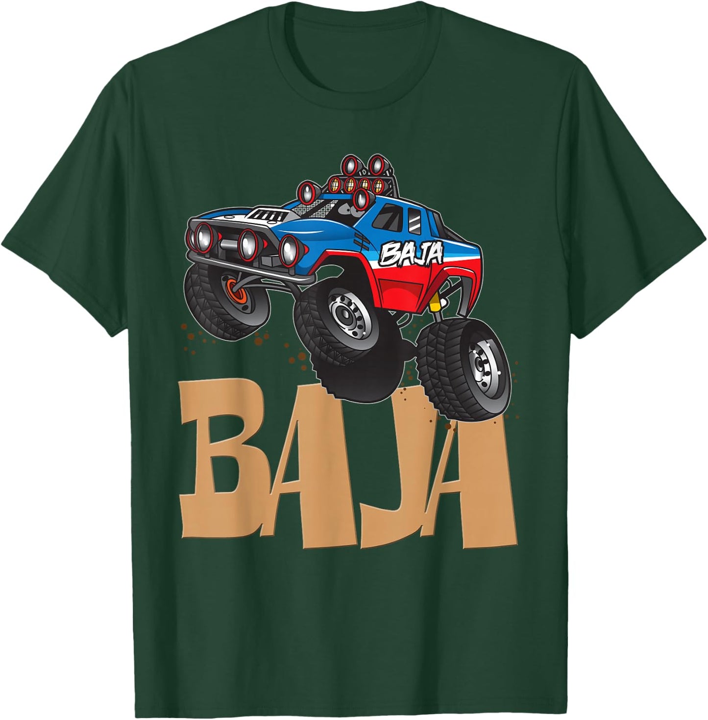 Baja Racing Baja Truck T-Shirt - T-Shirt | Forest